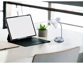 Globo 2487- Lampada da tavolo BASIC 1xE27/40W/230V argento