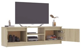 Mobile Porta TV Rovere Sonoma 120x30x35,5 cm Legno Multistrato