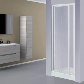 Box Porta doccia in acrilico un lato apertura battente reversibile 85 (adattabilità 83-88cm)