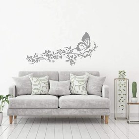 Adesivi murali - Fiori e farfalle | Inspio