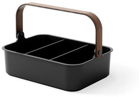 Organizer da bagno nero in plastica riciclata Bellwood - Umbra