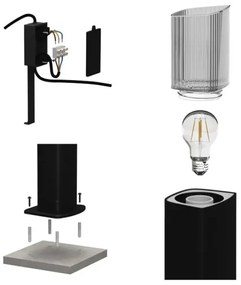 Lampada da esterno LANA 1xE27/25W/230V IP54 45 cm