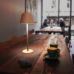 Lampada da Tavolo Ricaricabile 2.2W IP54 CCT Dimmerabile - Corten