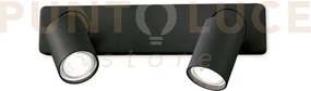 Rudy round applique a parete orientabile 2 luci attacco gu10 lampad...