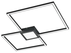 Plafoniera design grigia Dimmerabile a 3 livelli LED - CINDY