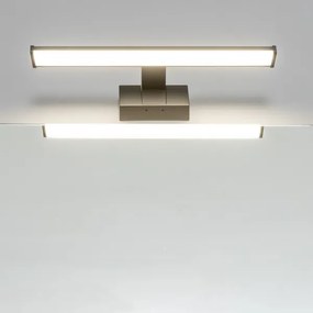Brilagi - VESTRA Specchio da bagno con luce LED, 8W/230V, 40 cm, IP44, Nero