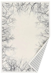 Tappeto bifacciale bianco Bianco, 100 x 160 cm Puise - Narma