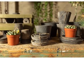 Piattini per vasi in set di 3 pezzi in terracotta ø 10 cm - Esschert Design