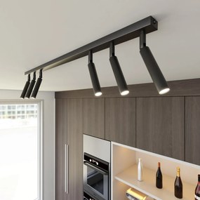 Lampadario Orientabile da soffitto IVI 6 Black