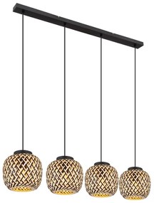 Globo 15766-4H - Lampadario a sospensione con filo COLLY 4xE27/15W/230V