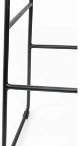 Sedia da bar di colore naturale in teak massiccio (altezza della seduta 76 cm) Tangle – White Label