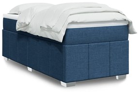 Giroletto A Molle Con Materasso Blu 100x200 Cm İn Tessuto /