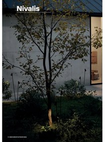 Redo 90711 - Lampada LED da esterno NIVALIS 2xLED/6,9W/230V 110 cm IP65 antracite