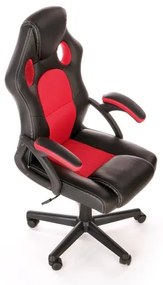 Sedia da ufficio KENU nera/rossa