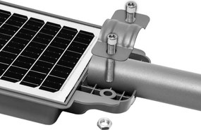 Armatura LED Solare 4000 lm Autonomia 12 ore con Telecomando e Braccio Colore Bianco Naturale 4.000K