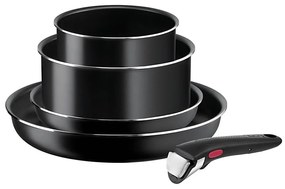 Tefal - Set di pentole 5 pz INGENIO EASY COOK &amp; CLEAN BLACK