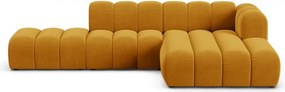 Divano angolare giallo ad angolo destro Lupine - Micadoni Home