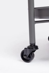 Tavolino da servizio in acciaio ø 44,5 cm Austin – Bizzotto