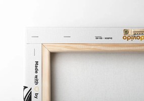 Quadro su tela – Mandala acquerello arancione
