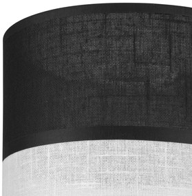 Paralume di ricambio ANDREA E27 Ø16 cm nero/bianco