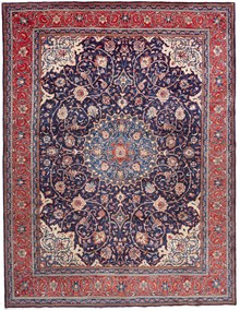 Sarouk Tappeto persiano 300 x 390 Blu (Iran) Annodato A Mano