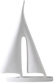 Decorazione da tavolo in resina, 28 cm, bianco