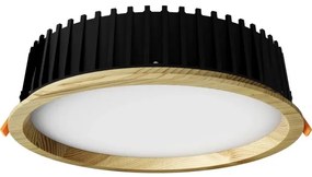 APLED-Lampada LED RONDO WOODLINE LED/18W/230V 3000K diametro 26 cm pino legno solido