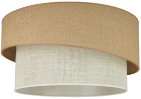 Brilagi - Plafoniera SHINE 1xE27/15W/230V diametro 50 cm beige/color crema