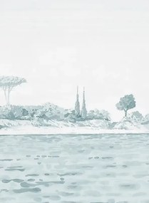 Isidore Leroy Carta da parati panoramica Rivage Vert d Eau - Panel 2