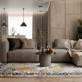 Tappeto giallo ocra 240x330 cm Sovereign - Asiatic Carpets