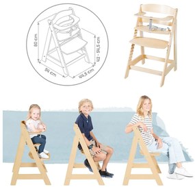 Seggiolone beige/di colore naturale Born Up 2in1 Luxe – Roba