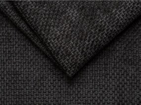 Letto singolo imbottito nero senza testiera 90x200 cm Whale – Micadoni