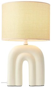 Nordlux - Lampada da tavolo HAZE 1xE27/40W/230V beige