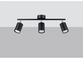 Sollux SL.1128 - Luce Spot LEMMI 3xGU10/40W/230V nero