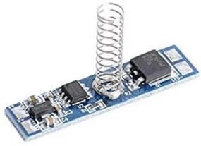 DIMMER TOUCH 12V 24V 8A PER PROFILI IN ALLUMINIO E STRISCE STRIP LED CON INDICATORE LED BLU CON MEMORIA