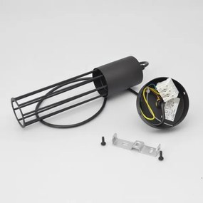 Lampadario a sospensione con filo MELODY 1xE27/15W/230V nero