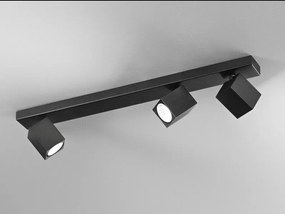 Perenz Oddy • faretto / plafoniera orientabile in alluminio — varianti 12×6, 60×6, 120×6, 200×6 cm, bianco opaco / nero opaco