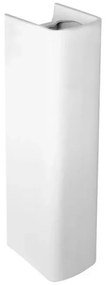 Lavabo con colonna 60 cm monoforo in ceramica lucida Ginevra
