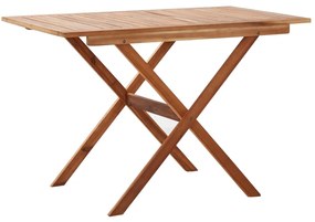 Tavolo da giardino 110x67x74 cm in legno massello di acacia