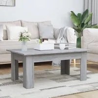 Tavolino da Salotto Grigio Sonoma 100x60x42cm Legno Multistrato 815427