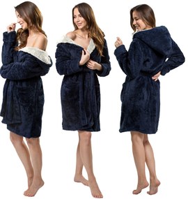 Accappatoio Jordan Powder Navy - Ecru L