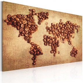Quadro Il mondo del caffè