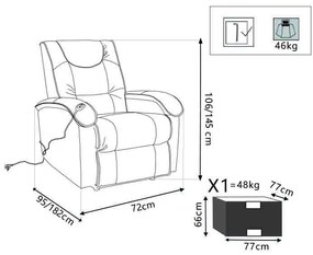 RELAX - poltrona elettrica alzapersona