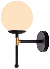 Lampada da parete nera, altezza 35 cm Kruva - Squid Lighting