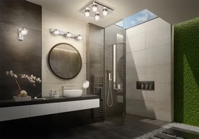 Osram - Plafoniera LED per bagno ORBIS FLAME 4xLED/5,5W/230V IP44 cromo