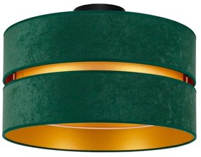 Duolla - Plafoniera DUO 1xE27/40W/230V diametro 40 cm verde/oro