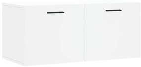 Mobile a parete bianco 80x36,5x35 cm in legno multistrato