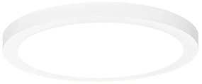 Faretto da superficie o da incasso bianco 30 cm incl. LED Dimmerabile a 3 livelli con interruttore DIP - Trans