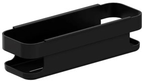 Valigetta per sapone Nea nero satinato 10.6 cm x 8.1 cm in inox