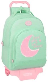 Trolley per la Scuola BlackFit8 Moon Verde 32 x 42 x 15 cm